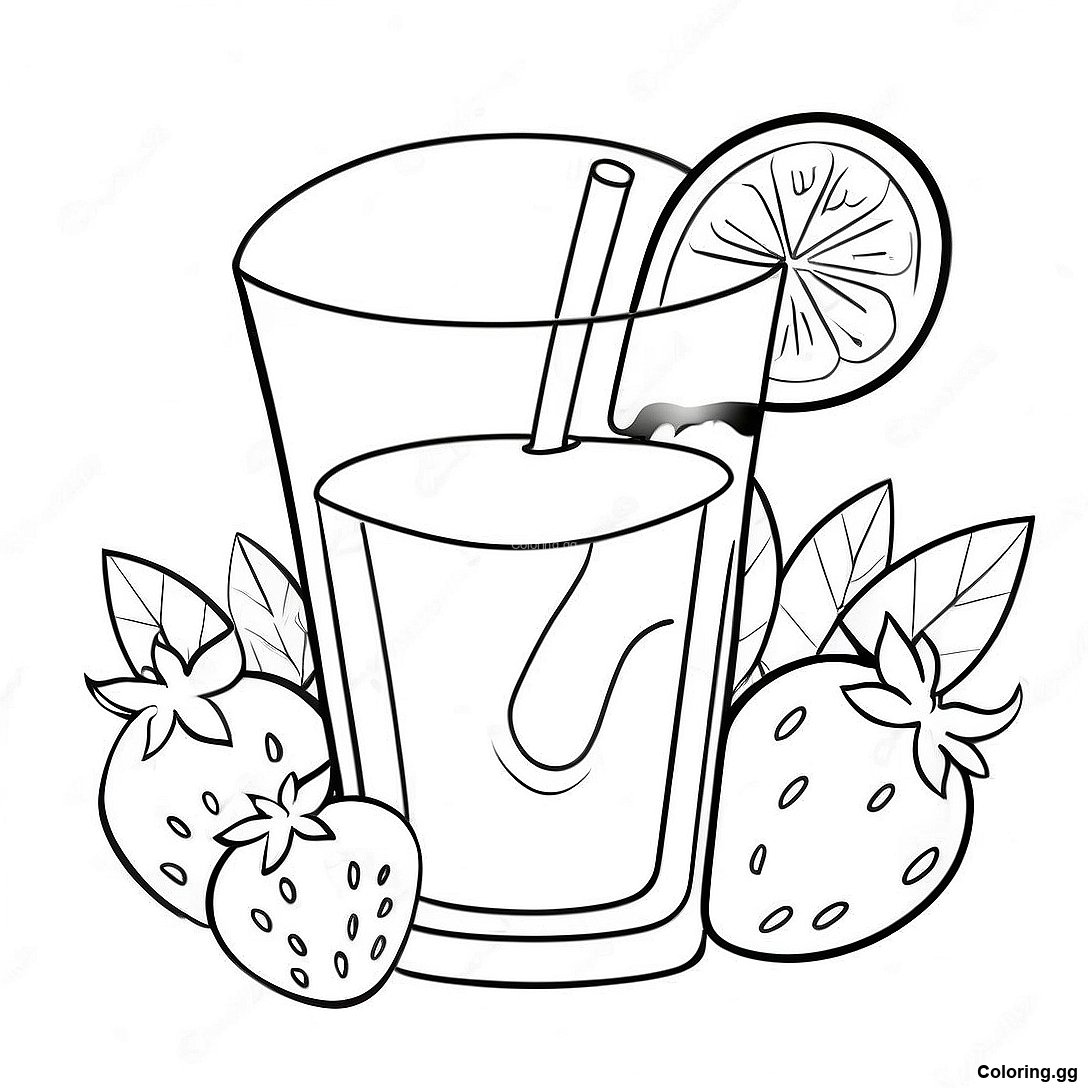 Sttronberii Ke Saath Niinbuu Paanii Kaa Rng Bhrne Vaalaa Prsstth 74575 17862