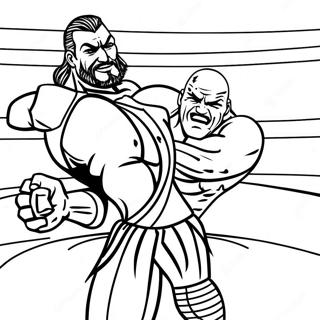 तीव्र Wwe चैंपियनशिप मैच रंग पेज रंग भरने वाले पृष्ठ