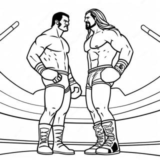 तीव्र Wwe चैंपियनशिप मैच रंग पेज रंग भरने वाले पृष्ठ
