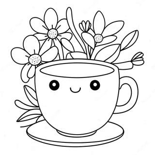 Pyaaraa Caay Kp Phuulon Ke Saath Rng Bhrne Vaalaa Prsstth 111449-47804