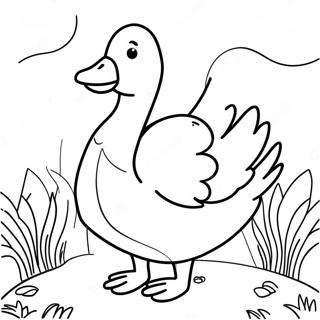गूज रंग पेज रंग भरने वाले पृष्ठ