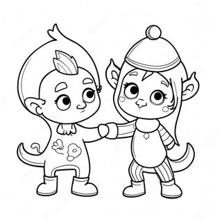 Vlaad Aur Nikii Ek Saath Khelte Hue Rng Bhrne Vaalaa Prsstth 116645-52134