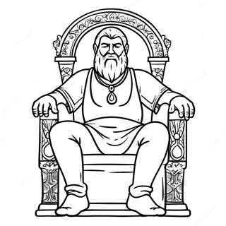 Middaas Ek Sinhaasn Pr Baitthe Rng Bhrne Vaalaa Prsstth 119194-54219