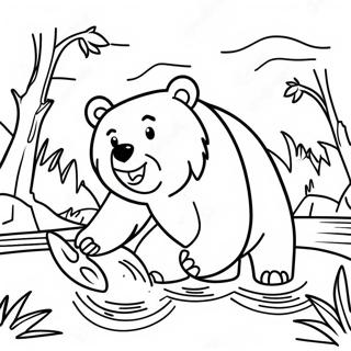 Khilvaadd Krte Grijlii Bhaaluu Kii Mchlii Pkddne Vaalii Rng Bhrne Vaalaa Prsstth 119993-54838