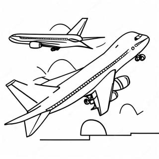 Rngiin 747 Vimaan Uddaan Men Rng Bhrne Vaalaa Prsstth 124174-58405