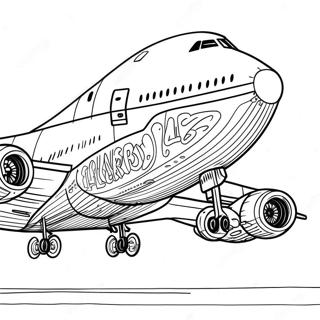 Vistrt 747 Vimaan Saaidd Vyuu Rng Bhrne Vaalaa Prsstth 124175-58320