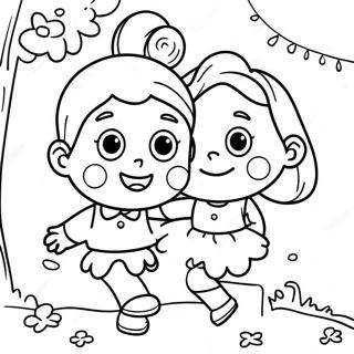 मैं अपनी बेटी से प्यार करता हूँ रंगाई पृष्ठ