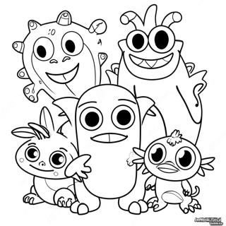 Mere Gaane Vaale Monnsttrs Dostaanaa Monnsttrs Rng Bhrne Vaalaa Prsstth 23041 5031