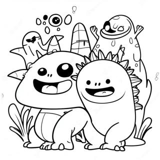 Mere Gaane Vaale Monnsttrs Dostaanaa Monnsttrs Rng Bhrne Vaalaa Prsstth 23041 5032