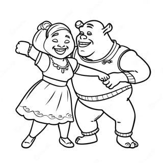 Shrek Aur Phiyonaa Naacte Hue Rng Bhrne Vaalaa Prsstth 24078-5255