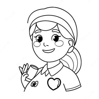 Dekhbhaal Krne Vaalii Nrs Pttttiyon Ke Saath Rng Bhrne Vaalaa Prsstth 34799 7599