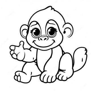 Khilvaadd Krne Vaalaa Bebii Gorillaa Rng Bhrne Vaalaa Prsstth 35154-7677