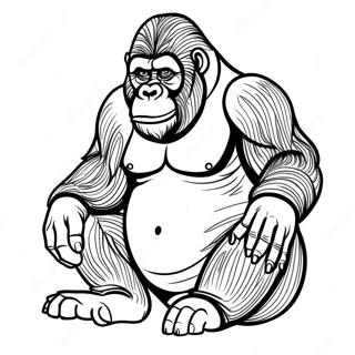 Buddhimaan Puraanaa Gorillaa Baitthaa Rng Bhrne Vaalaa Prsstth 35156-7686