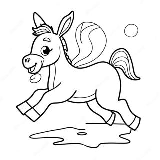 Khelne Vaalaa Gdhaa Kuudtaa Huaa Rng Bhrne Vaalaa Prsstth 56185-12308