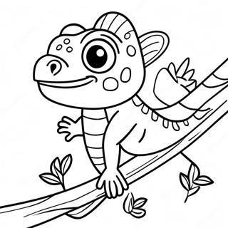 Ek Shaakhaa Pr Kaarttuun Iguaanaa Rng Bhrne Vaalaa Prsstth 63699-14132