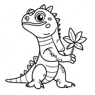 Ek Phuul Ke Saath Khush Iguaanaa Rng Bhrne Vaalaa Prsstth 63700-14133