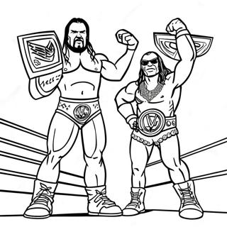 Wwe Cainpiynship Maic Rng Bhrne Vaalaa Prsstth 74855-18075