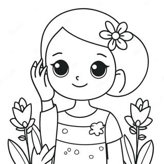 Phuulon Ke Saath Pyaarii Lddkii Rng Bhrne Vaalaa Prsstth 75086 18252