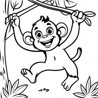 Peddon Se Jhuulte Hue Khelte Hue Bndr Rng Bhrne Vaalaa Prsstth रंग भरने वाले पृष्ठ