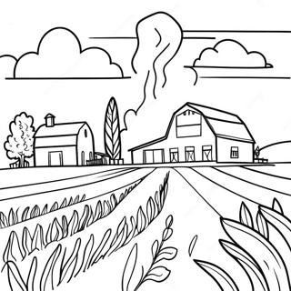 Drshyaatmk Phaarm Khet Phslon Ke Saath Rng Bhrne Vaalaa Prsstth 80929-22772