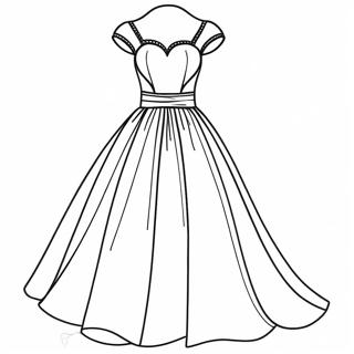 फैशनेबल ठाठ रंगाई पृष्ठ