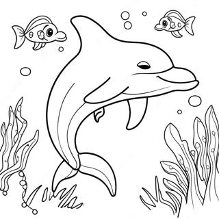 वास्तविक डॉल्फिन रंगाई पृष्ठ