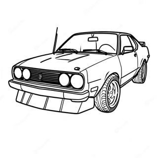 Jdm कार रंग पेज रंग भरने वाले पृष्ठ